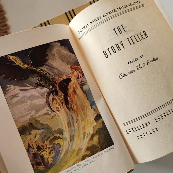 Vintage Young Folks Library Hardcover Set of 4: Children's Classics,1952 - Picture 8 of 9